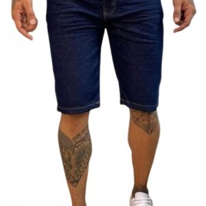 SHORTS JEANS COR: AZUL ESCURO FRIZADO