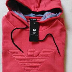 BLUSA MOLETOM CANGURU C/ TOUCA EMPORIO ARMANI