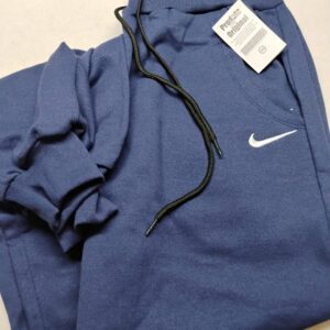 CALÇA MOLETOM 2 BOLSO C / ELÁSTICO E CORDÃO AZUL N